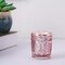 6 pcs Blush Mercury Glass Votive Candle Holders Primrose Design